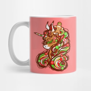 Gingerbread Unicorn Mug